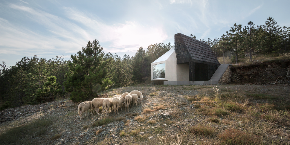 Divcibare Mountain Home, la casa dual de EXE studio