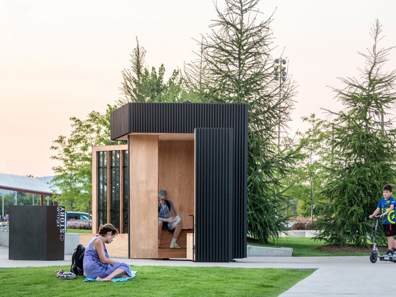 Story Pod, Atelier Kastelic Buffey. ©Bob Gundu