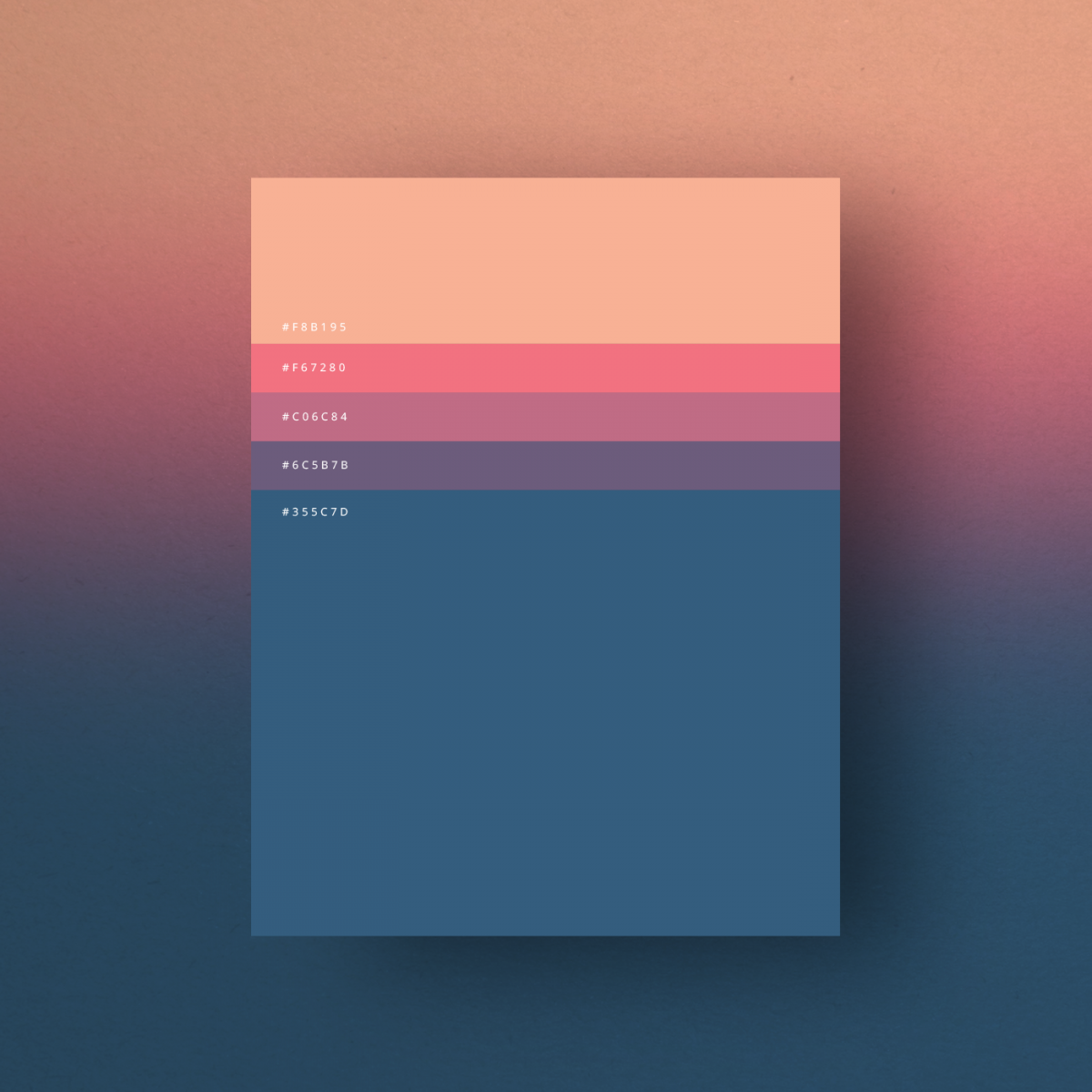 Minimalist Color Palettes 2015, los carteles minimalistas de Dumma Branding Agency