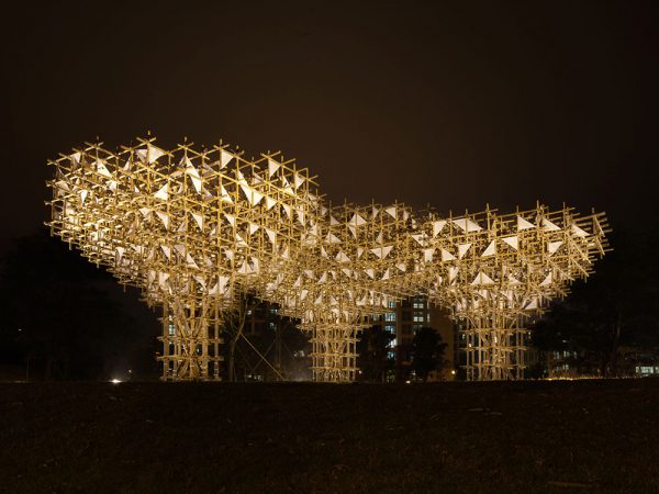 Treeplets, el imponente pabellón de bambú de Impromptu Projects