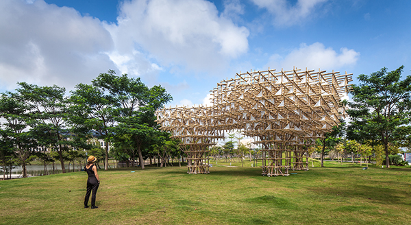 Treeplets , pabellón de Impromptu Projects, 2015