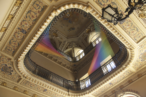 Plexus no. 19, Gabriel Dawe, Como (Italia), 2012. ©Gabriel Dawe.