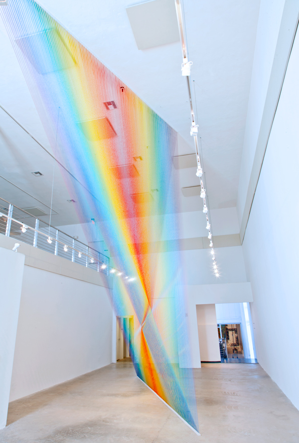 Plexus no. 22, Gabriel Dawe, Miami (Estados Unidos), 2013. 