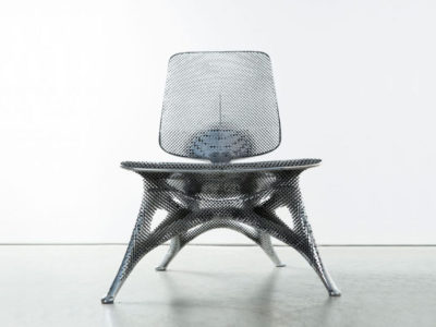 Aluminum Gradient Chair, Joris Laarman Lab, Holanda, 2016 © JL, Friedman Benda Gallery, Adriaan de Groot