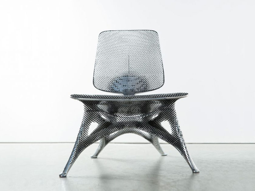 Aluminum Gradient Chair, Joris Laarman Lab, Holanda, 2016 © JL, Friedman Benda Gallery, Adriaan de Groot