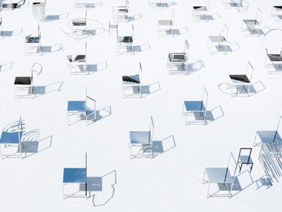 50 Manga Chairs, Facoltà Teologica dell'Italia Settentrionale, Milán. Nendo, 2016