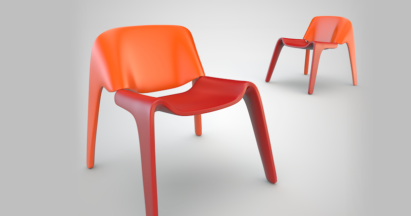 Duo/Dio, la silla de dos piezas de Federico Varone