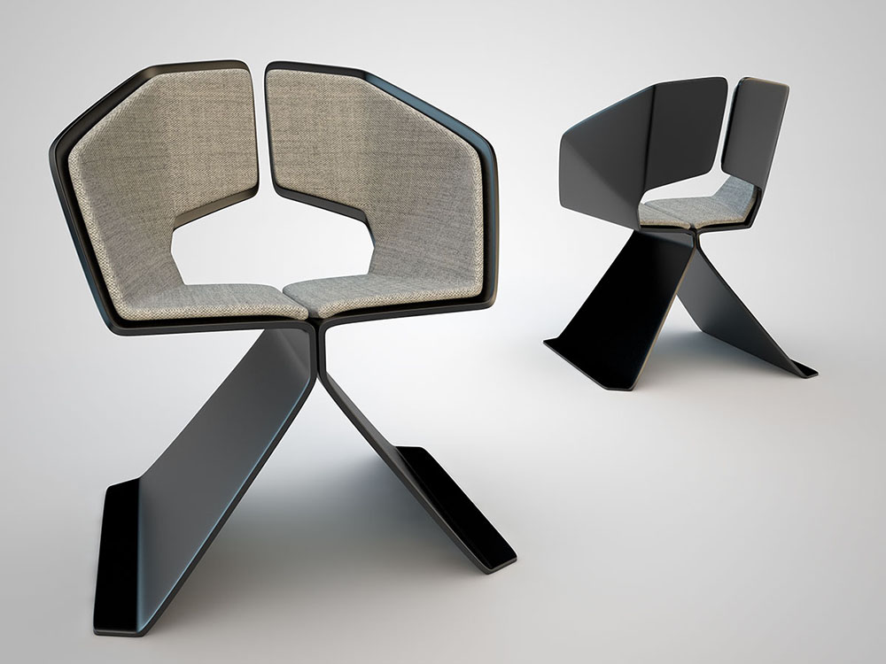 Laminatti, la silla especular de Federico Varone. Laminados argentinos