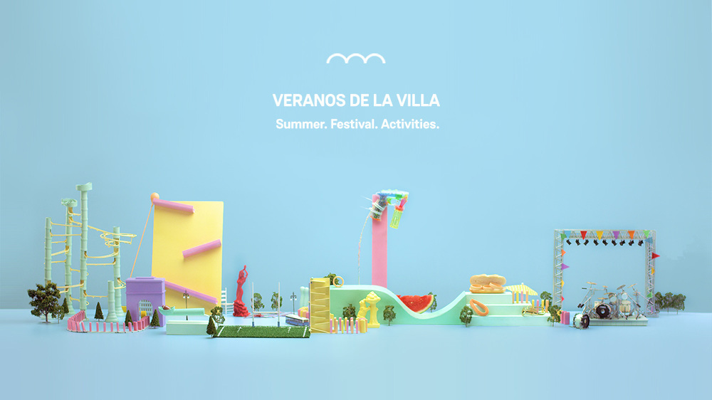 Veranos de la Villa, identidad gráfica y visual de Fragmento Universo