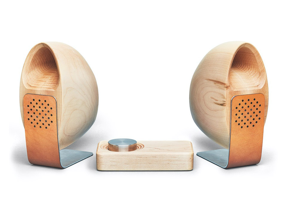 Wood Speaker, sistema de audio de madera de Grovemade