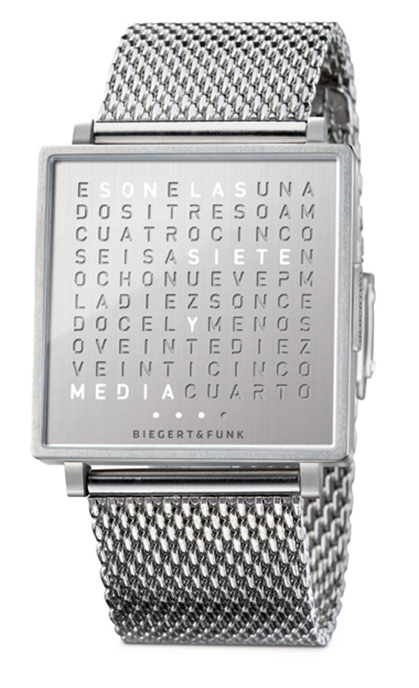 El reloj letras best sale