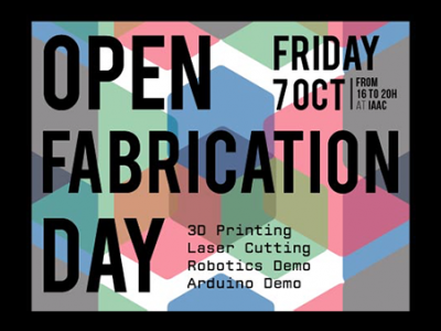 Open Fabrication Day, Fab Lab Barcelona, 2016.