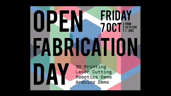 Open Fabrication Day, Fab Lab Barcelona, 2016.