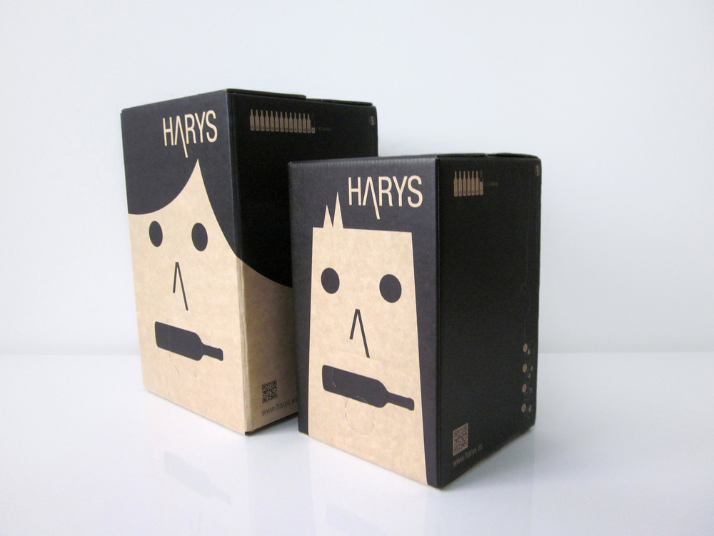 Bag in box, packaging de Igloo Creativo para Harys