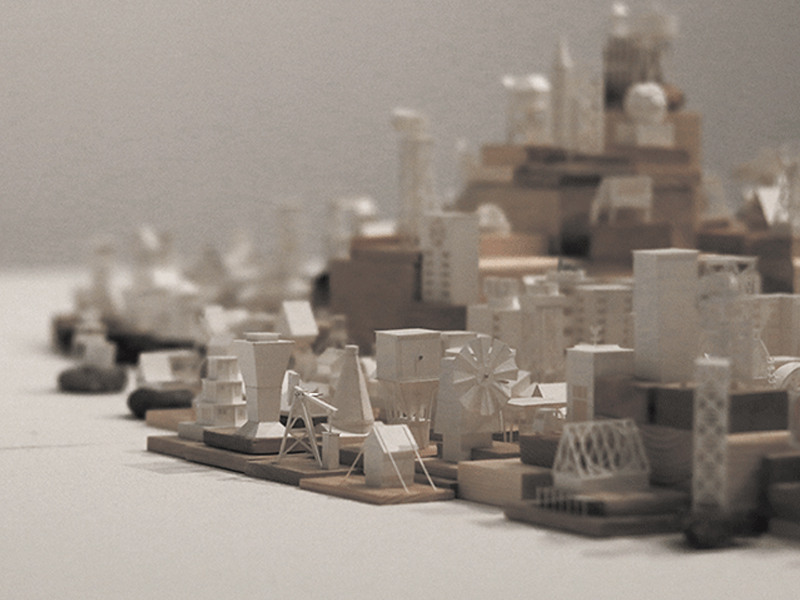 Paperholm, la ciudad creciente en papel moldeado de Charles Young