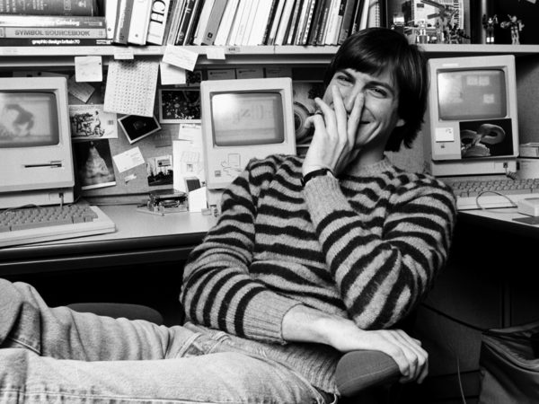 Steve Jobs y la tipografía digital. © Norman Seeff / Rolling Stone