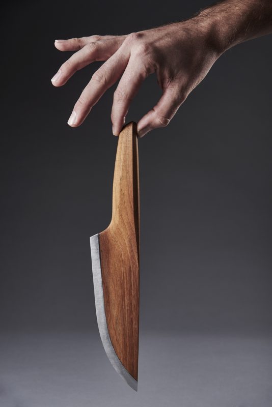 //SKID, el primer cuchillo de cocina fabricado en madera