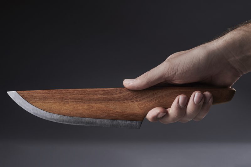 //SKID, el primer cuchillo de cocina fabricado en madera