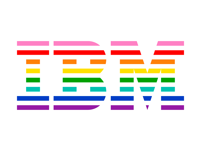 IBM versiona su logo en apoyo a la comunidad LGTB