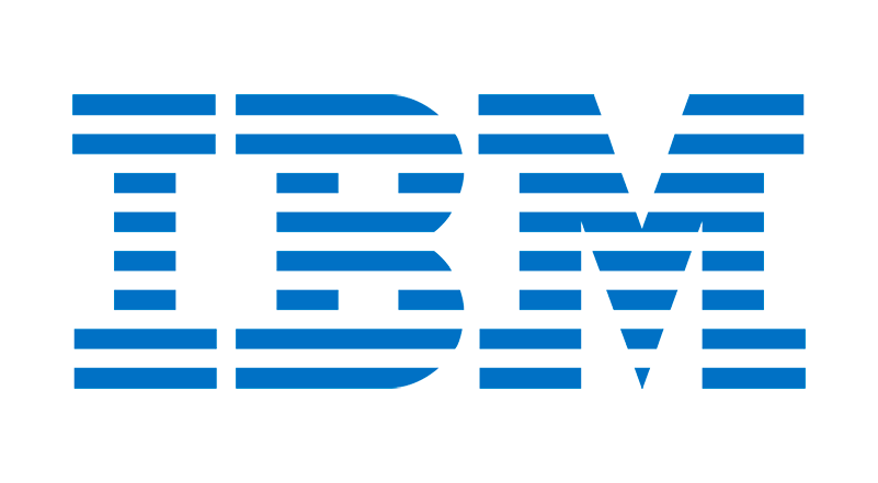 Un logo de IBM con arcoiris a favor de la igualdad de género