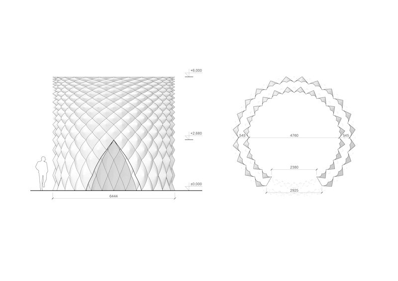 Parametric Glacier Pavilion, de Didzis Jaunzems Architecture, 2016