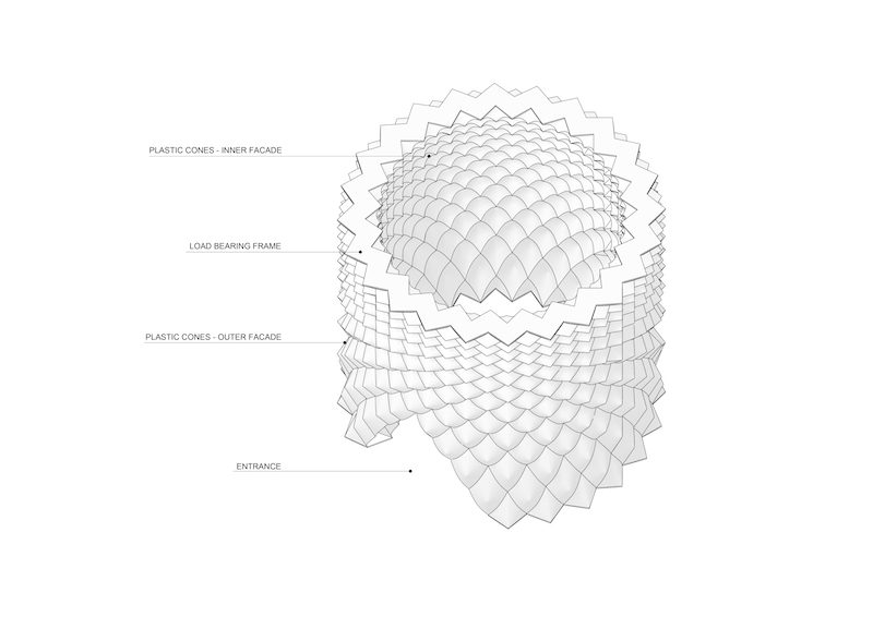 Parametric Glacier Pavilion, de Didzis Jaunzems Architecture, 2016