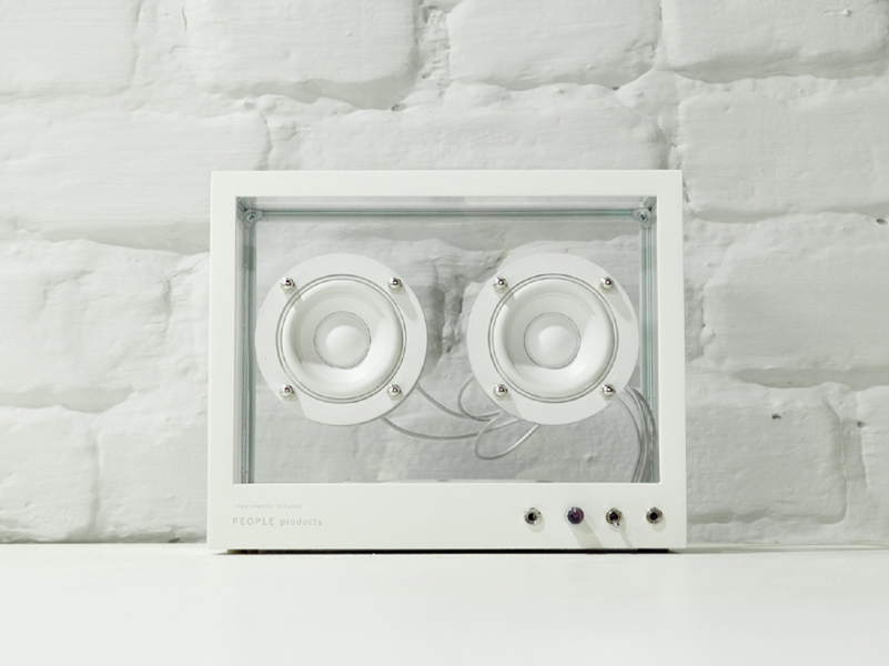 Small Transparent Speaker, el altavoz transparente de People People