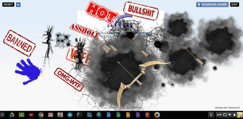 Website Destroyer, Google Chrome