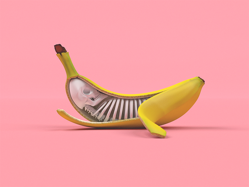 Bananas, corto de animación de Xander Marritt y Elias Freiberger