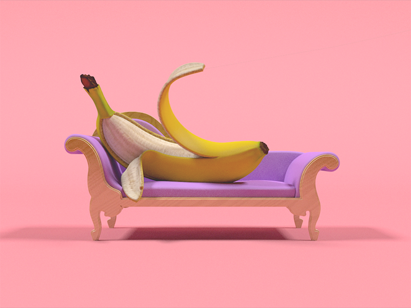 Bananas life, corto de animación de Xander Marritt y Elias Freiberger