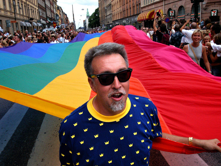 Gilbert Baker, Stockholm Pride Parade , 2003.