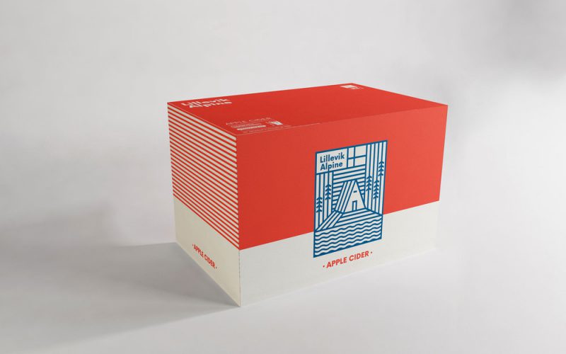 Alpine Lillevik, cartelería, packaging y logotipo de Makebardo