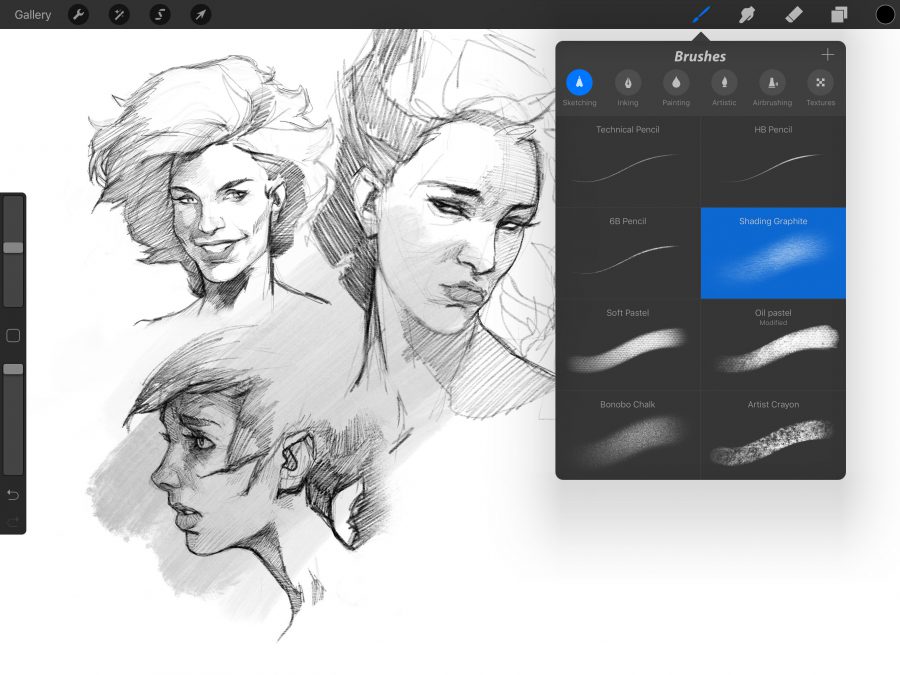 Procreate 3.2, Cinco aplicaciones imprescindibles para dibujar en tu tableta o móvil