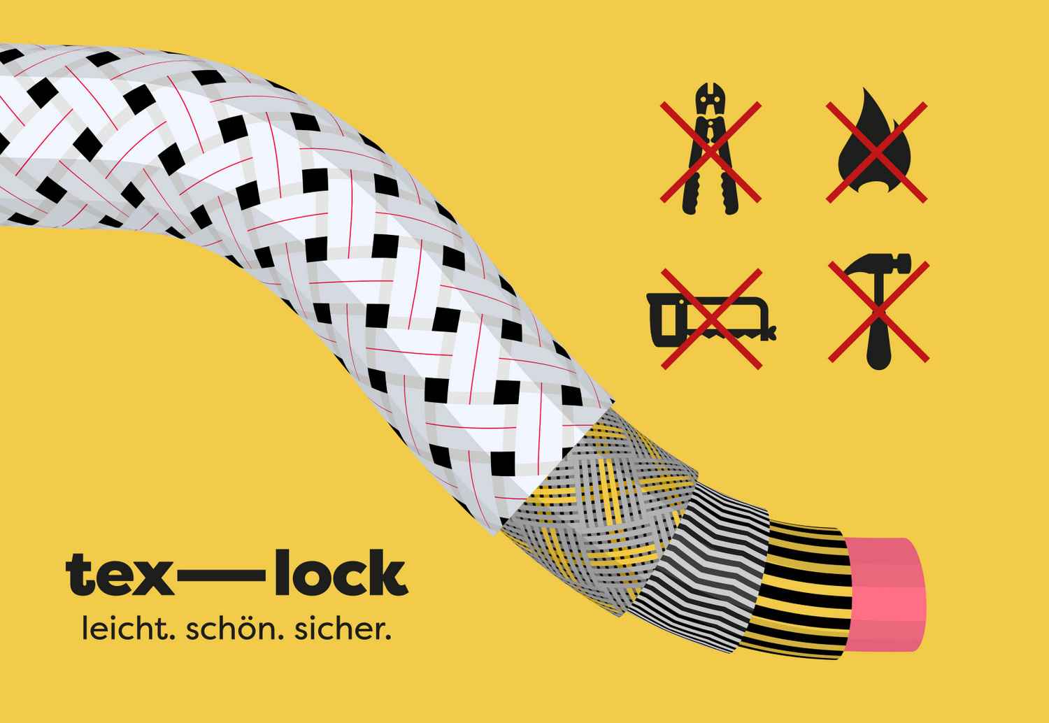 Tex-lock, el candado textil liviano, flexible y seguro, Leipzig (Alemania), 2017