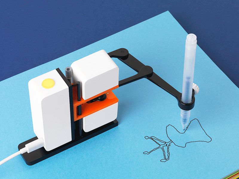 Line-us, mini brazo robot que recrea tus dibujos en tiempo real