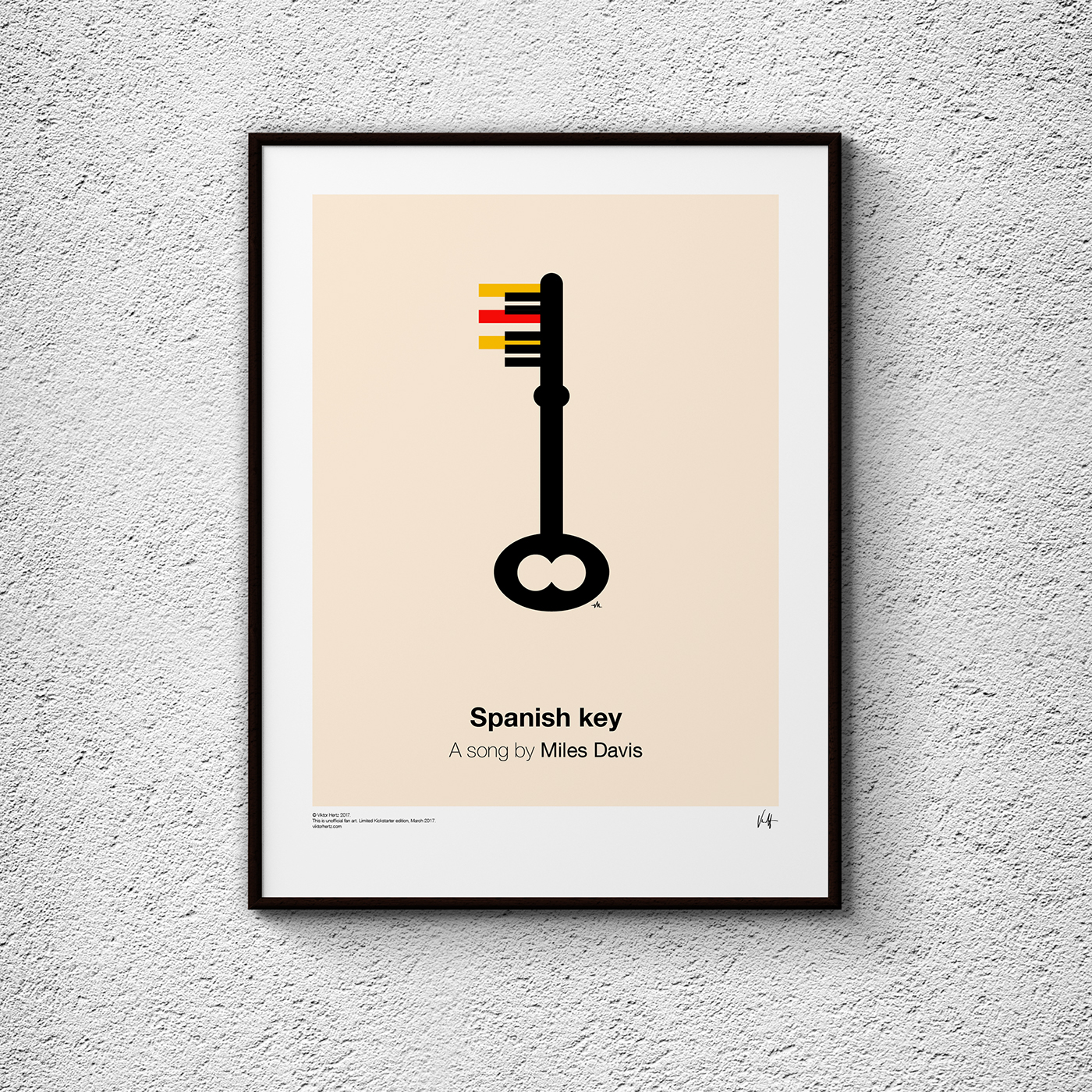 Pictogram Music Posters, los posters inspirados en la música, Viktor Hertz, (Suecia), 2017