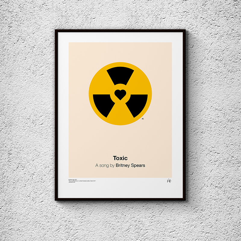 Pictogram Music Posters, la serie de postres de Viktor Hertz inspirados en canciones