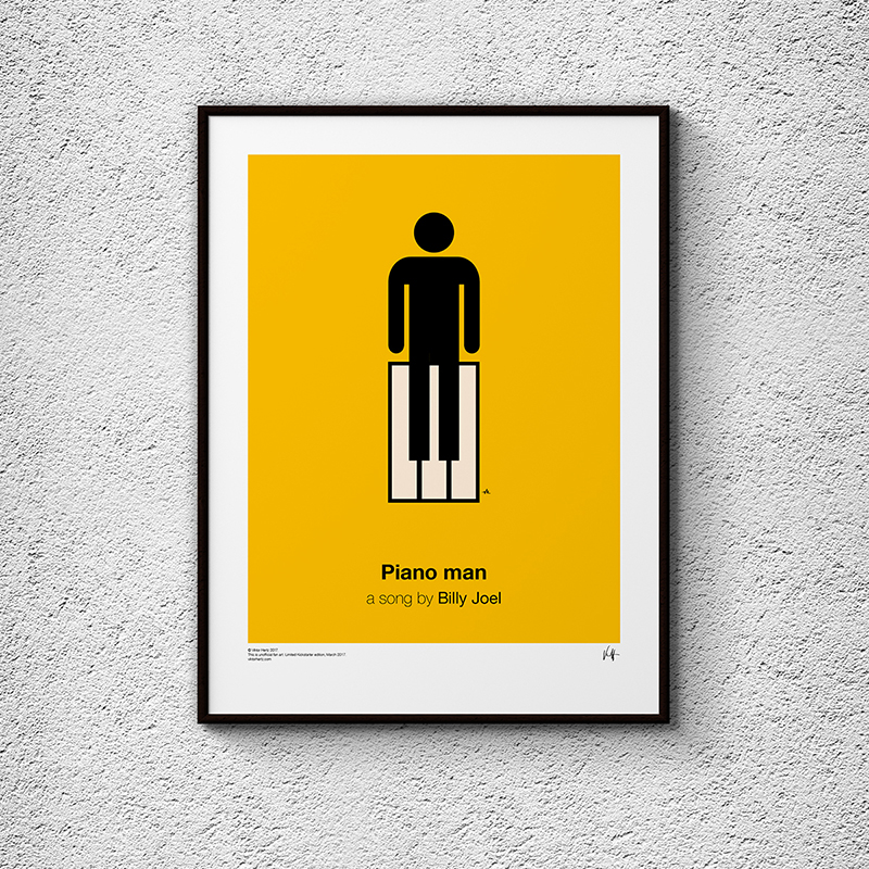 Pictogram Music Posters, la serie de posters Viktor Hertz inspirados en canciones