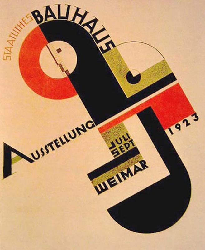 Bauhaus (Alemania, 1919) fue la primera escuela de diseño gráfico e industrial 