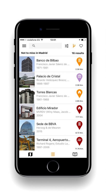 Archimaps, la app de guías de arquitectura