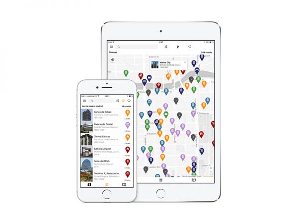Archimaps, la app de guías de arquitectura