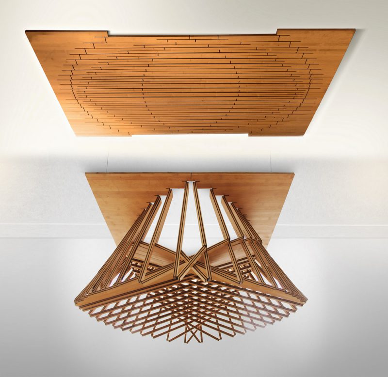 Rising Light Fixture, de Robert van Embricqs