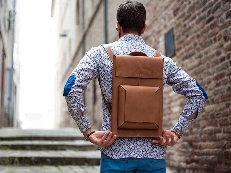 Macbook Sleeve Backpack, la mochila para Macbook de Stefano Andri