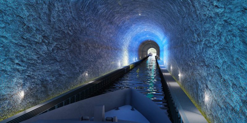 Snøhetta diseña en Noruega el primer túnel para barcos del mundo