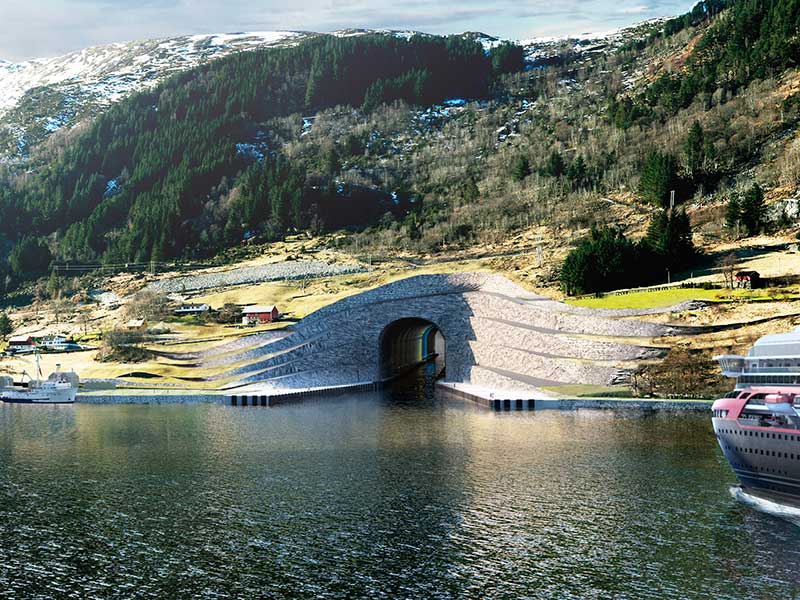 Snøhetta diseña en Noruega el primer túnel marítimo para barcos del mundo