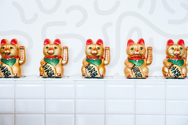 Maneki Comptoir Asiat’, interiorismo y branding de Rainville-Sangaré y Studio Beau © SarahBabineau