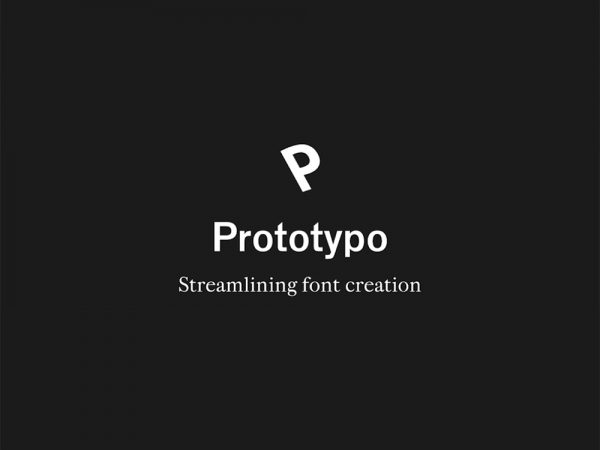 Prototypo, el primer software de creación de fuentes en tiempo real