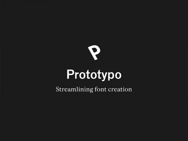 Prototypo, el primer software de creación de fuentes en tiempo real