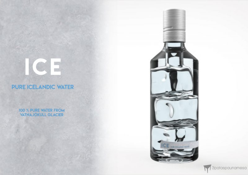 ICE Pure Icelandic Water. Primer Premio del concurso MasterGlass de Vidrala.