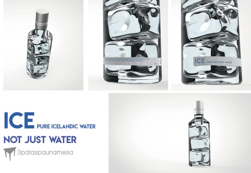 ICE Pure Icelandic Water. Primer Premio del concurso MasterGlass de Vidrala.